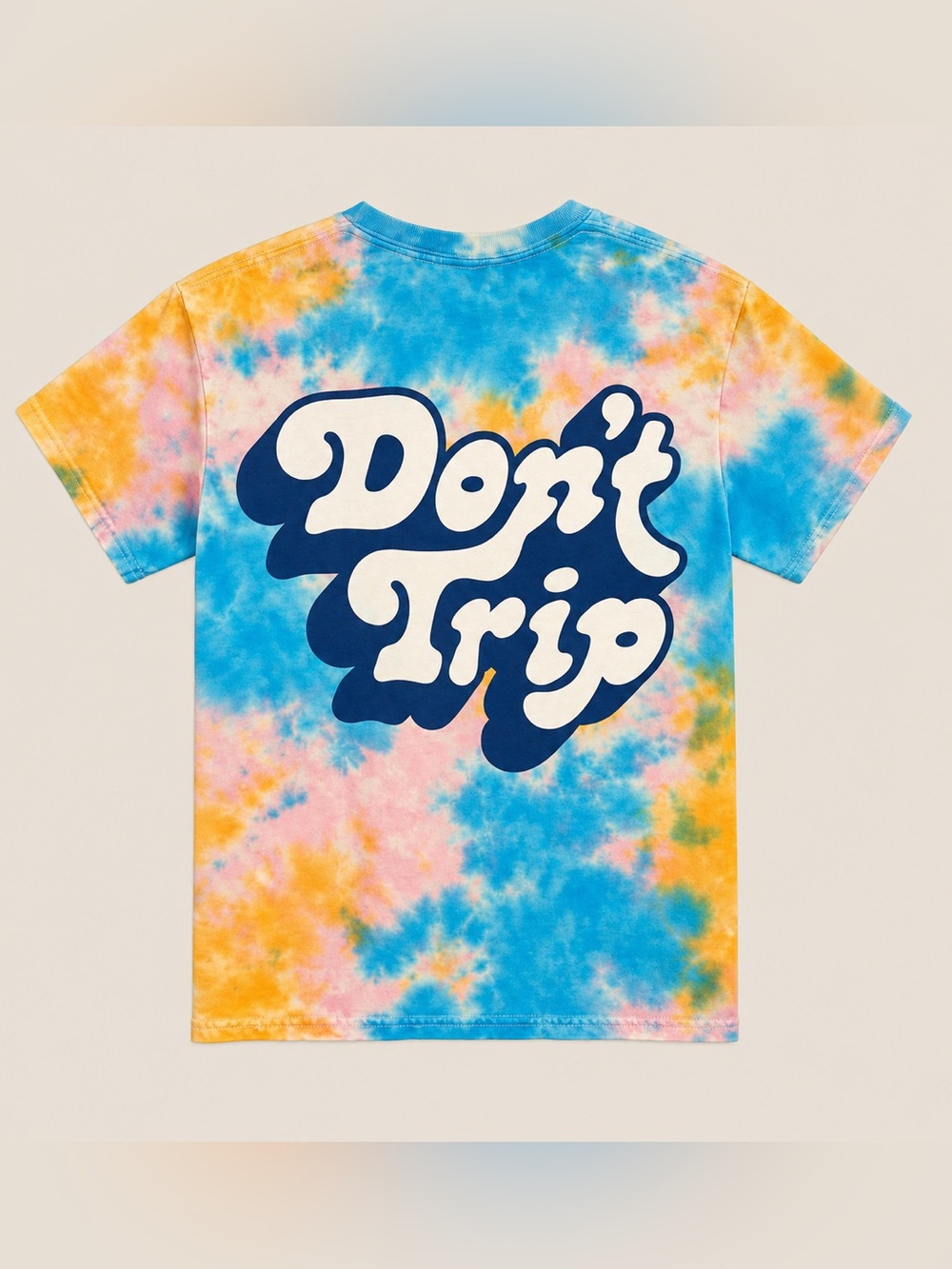 Free & Easy Tie Dye ‘Don’t Trip’ Graphic Tee Size Small